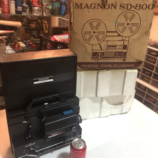 Projecteur sonore Magnon super 8 mm SD 800 - Photo, audio & vidéo