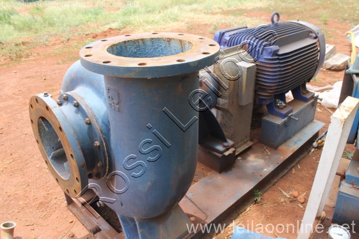 Leilão Online - TAG.: M-216 Descrição: CONJUNTO MOTOR E BOMBA T
