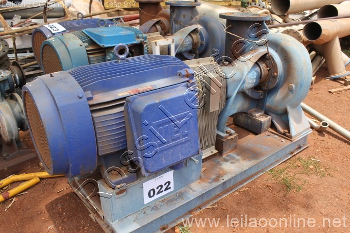 Leilão Online - TAG.: M-216 Descrição: CONJUNTO MOTOR E BOMBA T