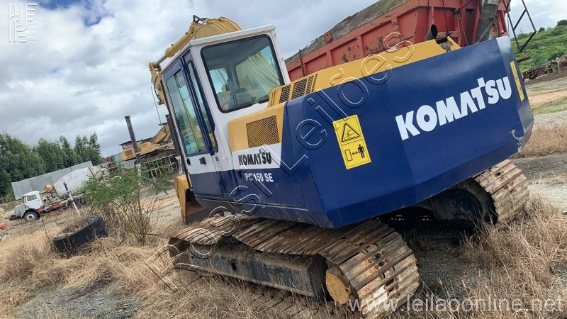 Leilão Online - Escavadeira Komatsu pc150 , Operacional. Rodante revi