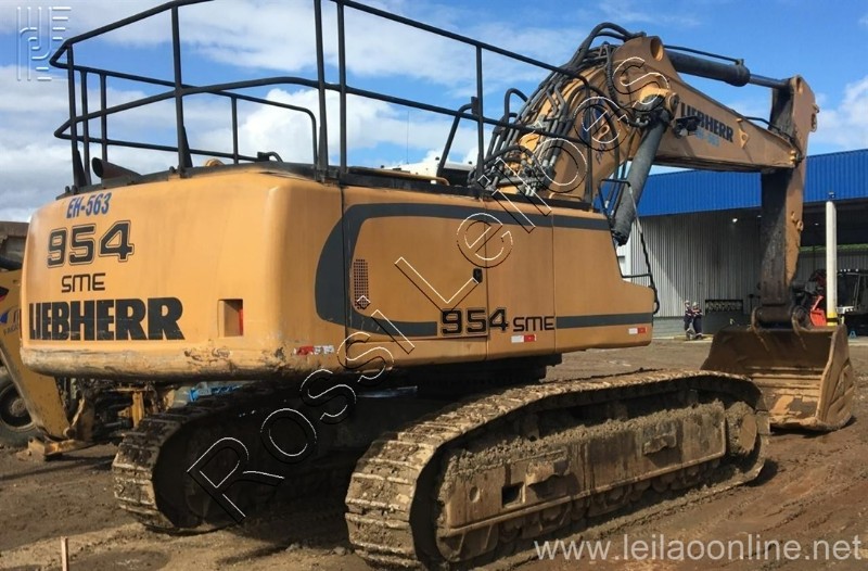 Leilão Online - ESCAVADEIRA HIDRAULICA LIEBHERR R954 ANO 2019, SÉRI