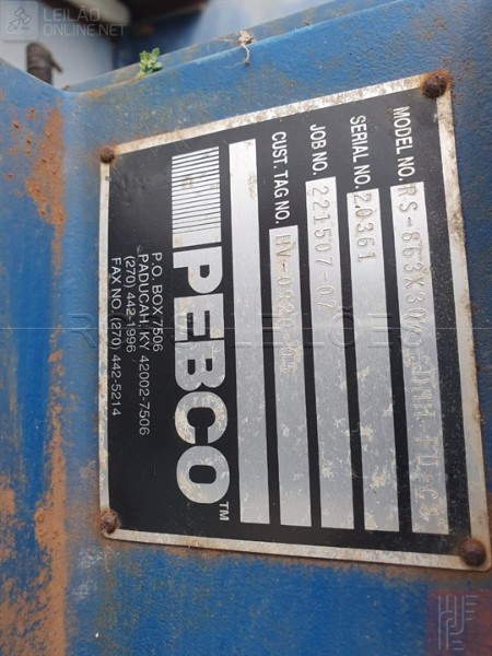 Leilão Online - Comporta Pebco Model RS-86 3X304 - SDMH - FD - CS