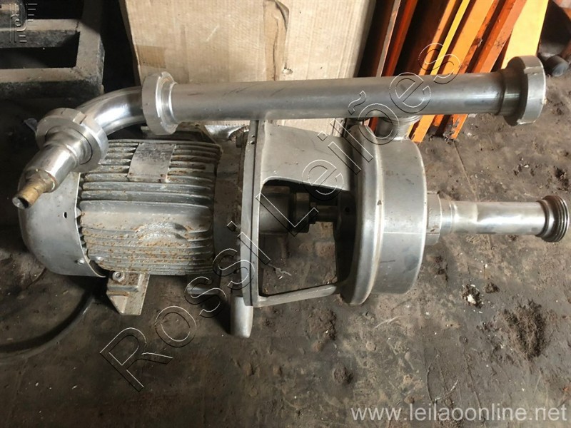 Leilão Online - Bomba inox com motor trifásico