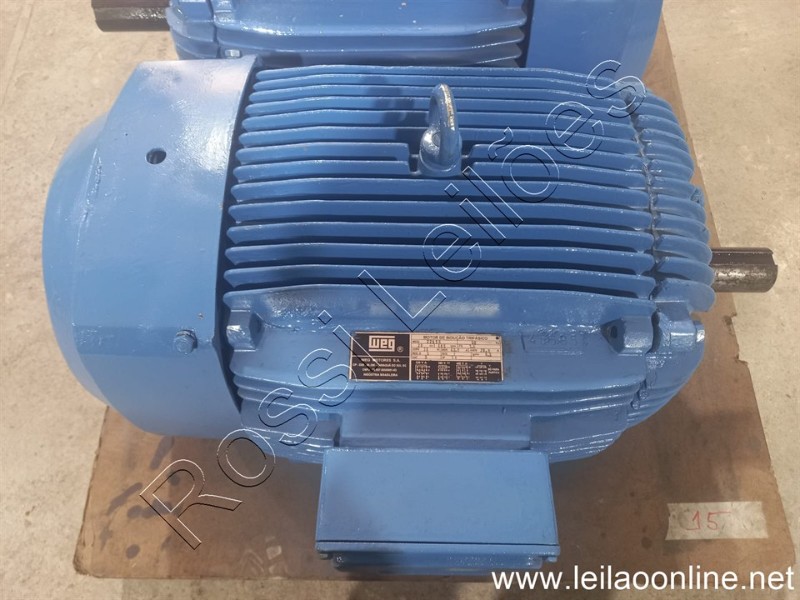 Leilão Online - MOTOR ELÉTRICO WEG 885RPM 225 SM TRIFÁSICO - RECOND