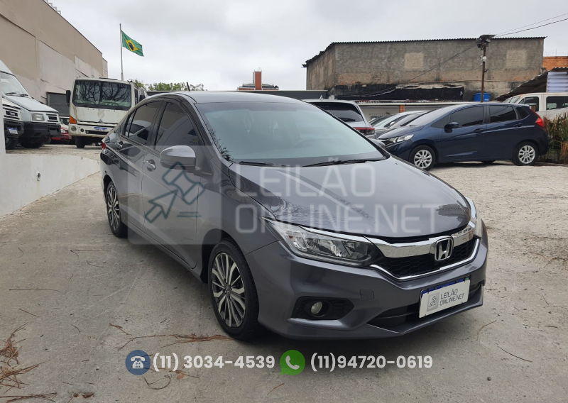 veja o vídeo!! HONDA/CITY LX CVT; 2018/2019; CINZA; ALCO./GASOL. - FUNCIONANDO - IPVA 2025 OK