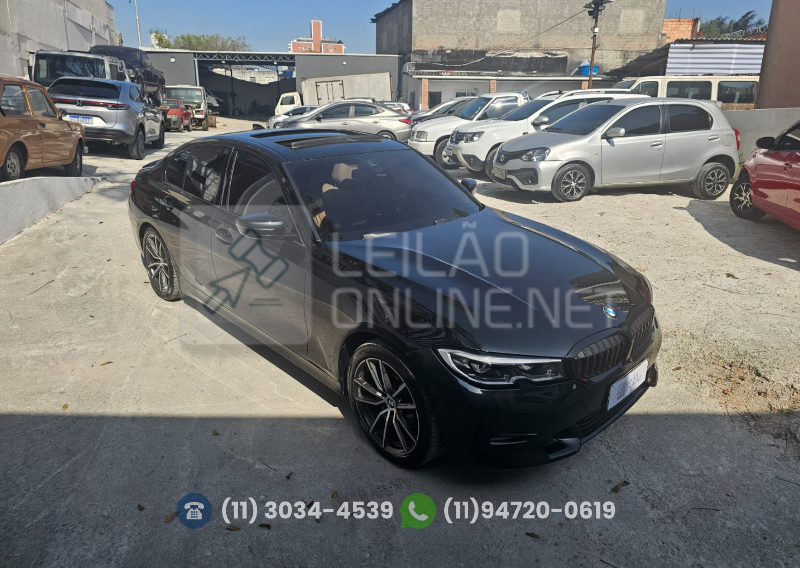 veja o vídeo!! I/BMW 320I; 2019/2020; PRETA; GASOLINA - FUNCIONANDO - FIPE APROX.: R$ 202.820,00