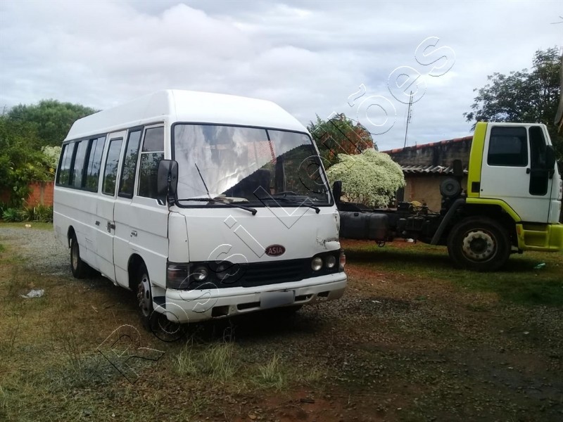 Leilão Online - Micro Ônibus Asia Motors. Modelo AM 825 T. Ano 199