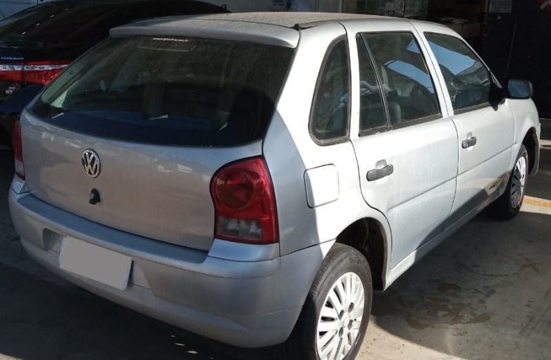 Leilão Online - VW; GOL 1.0 GIV; 2011/2012; PRATA; ALCO./GASOL; FROTA